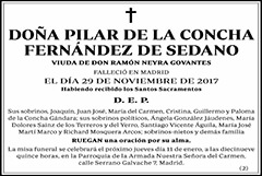 Pilar de la Concha Fernández de Sedano